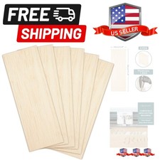 Balsa Wood Sheets Unfinished Thin Wood Pieces for Crafts 1/16 Thick 12"x4" - ...