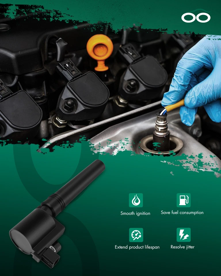 Bobinas de encendido 3,9 L 8 piezas para Ford Thunderbird 2002-2005 Lincoln LS 2000-2006 Foto 4 de 4