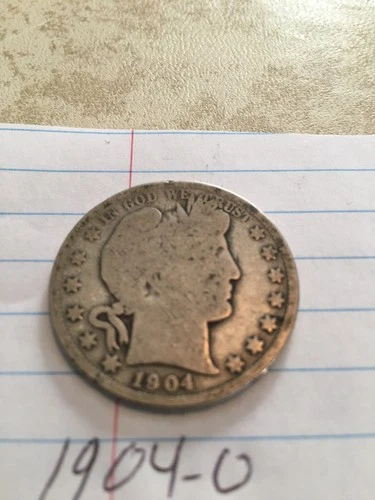 1904 o barber half dollar good