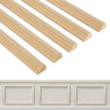 30Pcs Wall Paneling MDF Wall Panels DIY Material Home Decor 40cm X 1.5cm X 0.9cm