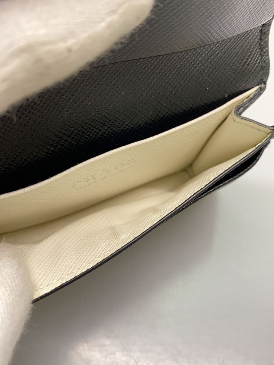 PRADA Card Case Leather Black Men's thumbnail 5