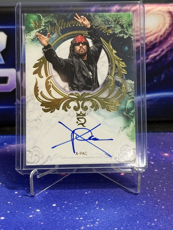 2025 WWE Topps Royalty X-PAC Influential Ink On Card Auto /99