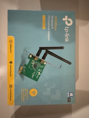  TP-Link TL-WN881ND PCI-E Wireless WiFi Network Adapter Card w/Antennae 