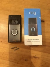 Ring Video Doorbell 2nd Gen Wireless Night Vision Venetian Bronze Ring W/ Screws