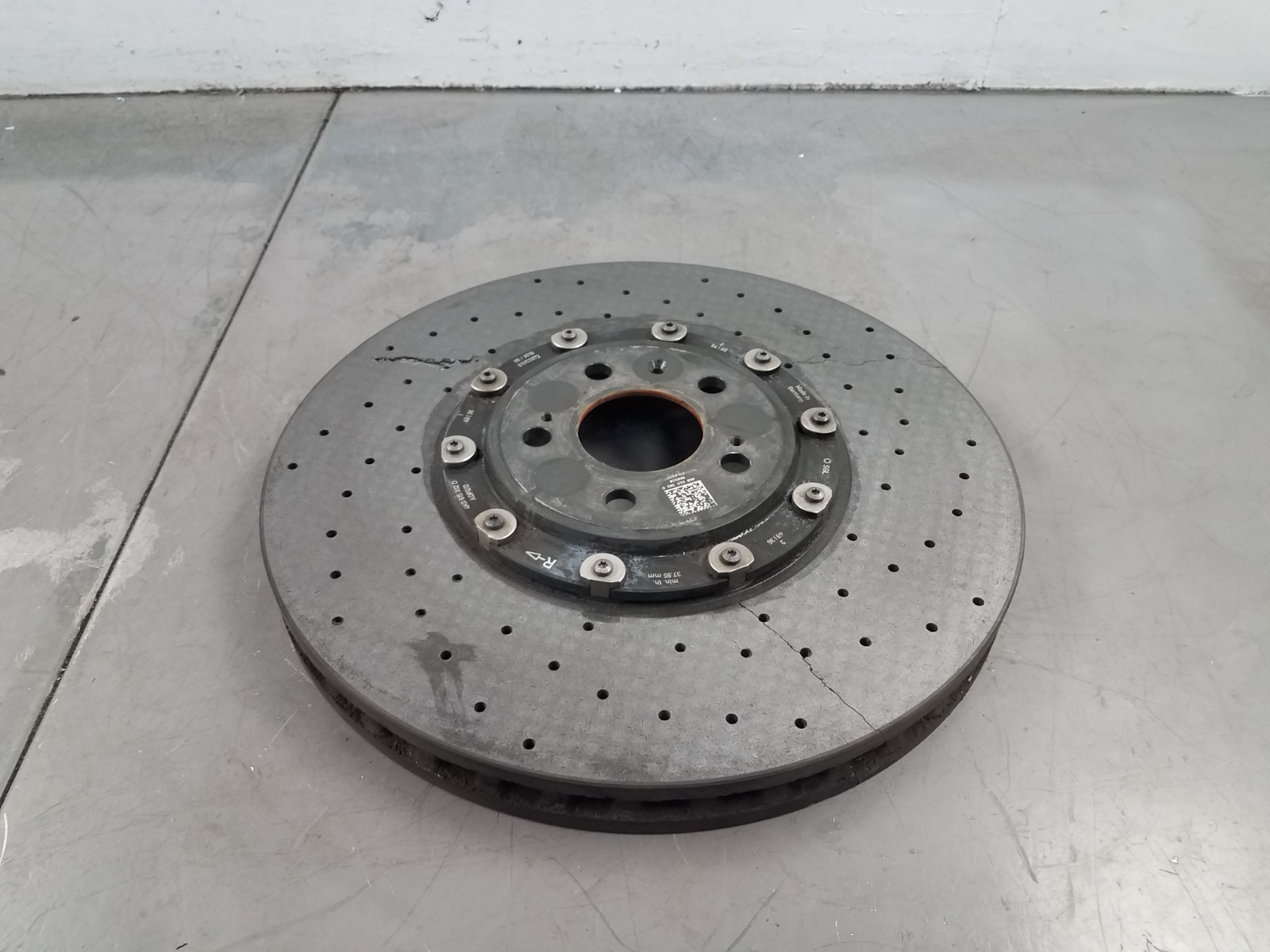 2018 Audi RS5 Quattro F5 Right Front Ceramic Brake Rotor - * #4168