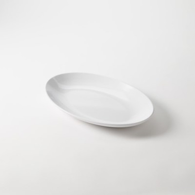American Metalcraft NPW14 14 in White Oval Platter