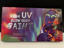 NEW CCbeauty UV Glow Face Body Paint Palette