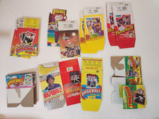 14x 1986-1990 Baseball Card EMPTY Boxes - Topps, Donruss, Fleer & Score