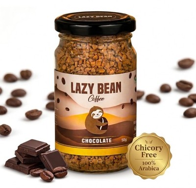 Lazy Bean Intense Chocolate Flavoured Instant Coffee 50g