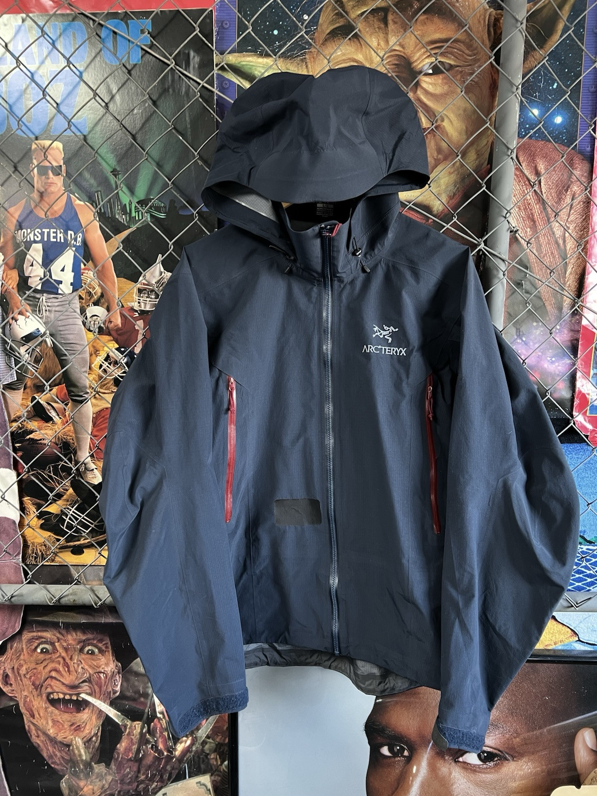 ARC'TERYX Arcteryx Parka Giacca Uomo Taglia L Blu Zaffiro Gore Tex Large Parka Riparazione
