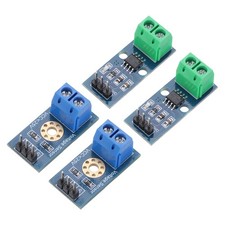 2pcs ACS712 Hall Effect Current Sensor 30A + 2pcs Voltage Sensor Module DC0-25V