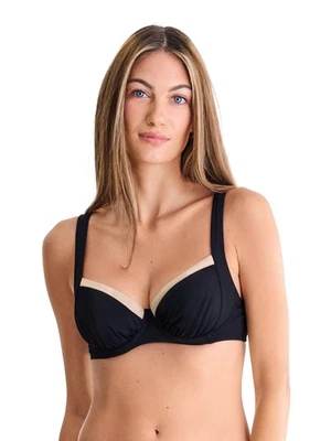 Lisca Sydney 040910 Bikini-Oberteil mit Bügel Gr. 38-48 B-E in blau, schwarz - Bild 1 von 4