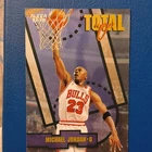 New ListingFleer 1997-98, Total “O”, Michael Jordan, Chicago Bulls Insert Card 5 of 10