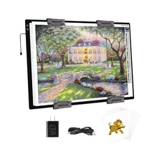 PICOVISTA A1 Large Light Pad for Diamond Painting,LED Tracing Light Box with ...