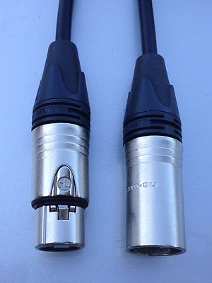 2)10FT Canare Star Quad L-4E6S w Neutrik XX Series XLR, Mic