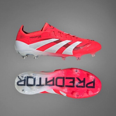 adidas Predator レッド サッカーシューズ FG 26.0 adidas Predator Pro FG Firm Ground Boots Red/White – Best Buy Soccer