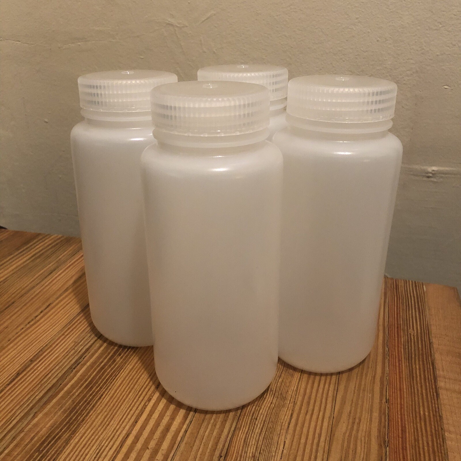 *NEW* Nalgene Packaging Bottles, 500ml 16oz, HDPE QTY 4