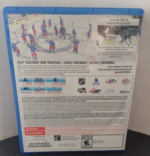 NHL 16 (Sony PlayStation 4, 2015) - Picture 2 of 5