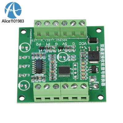 PWM to Voltage Servo Dual Channel Receiver Signal Converter RC Motor Controller