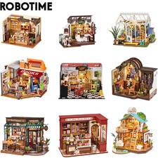 Rolife Bausätze DIY Miniatur Haus Holzbaukasten mit LED Erwachsene Geschenke