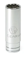 Apex GWR80366 GEARWRENCH 3/8" Drive Deep SAE Socket 7/16", 6 Point -