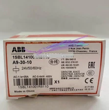 ONE ABB AC contactor A9-30-10 24V 50/60Hz New
