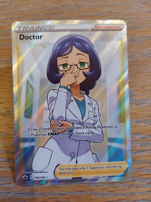 Doctor 190/198 Chilling Reign NM Full Art Ultra Rare Pokemon Card | eBay Doctor 190/198 Chilling Reign NM Full Art Ultra Rare Pokemon Card | eBay