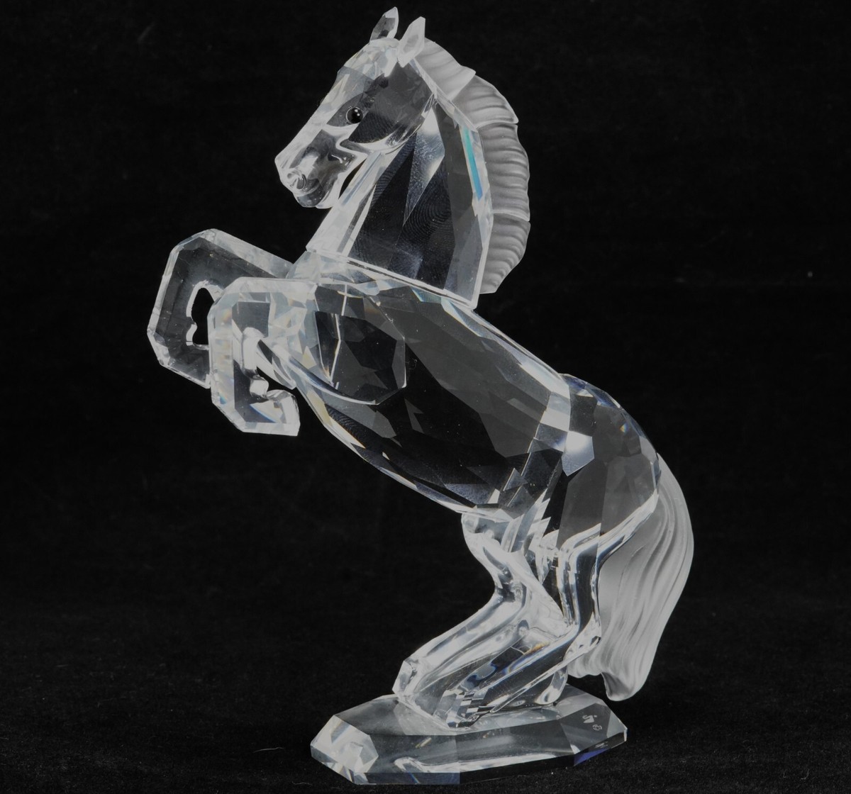 スワロフスキー　馬のフィギュアリン Swarovski Crystal Figurine1992 Stallion Rearing Horse | eBay