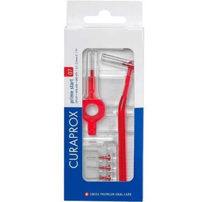 Curaprox Interdental Brushes CPS 07 Prime Start Kit - Red