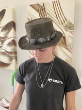 Ooak Magnolia Boho Pearl Artist Made Hat Native Sterling Read Below May Sep