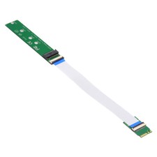 Cablecy 2230 NGFF A E-Key Male to NVME M-key Female Extension Cable for Laptop
