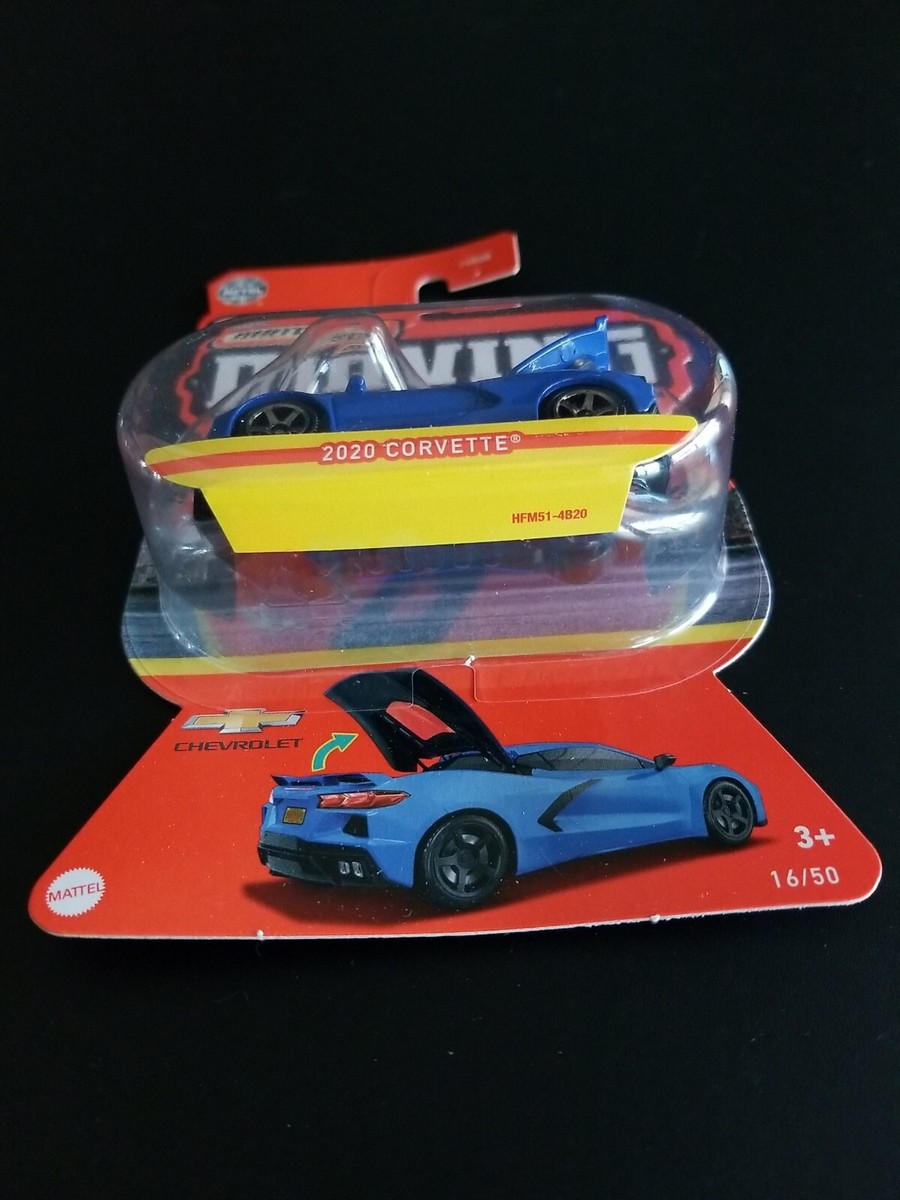 2020 Corvette Blue 2022 Matchbox Moving Parts new htf