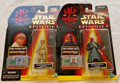 Star Wars FIRST RELEASE RARE .00 CARD DARTH MAUL JEDI DUEL & ANAKIN SKYWALKER 