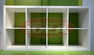 New IKEA KALLAX White Bookcase Shelving Unit 77x147 cm (30 ⅜x57