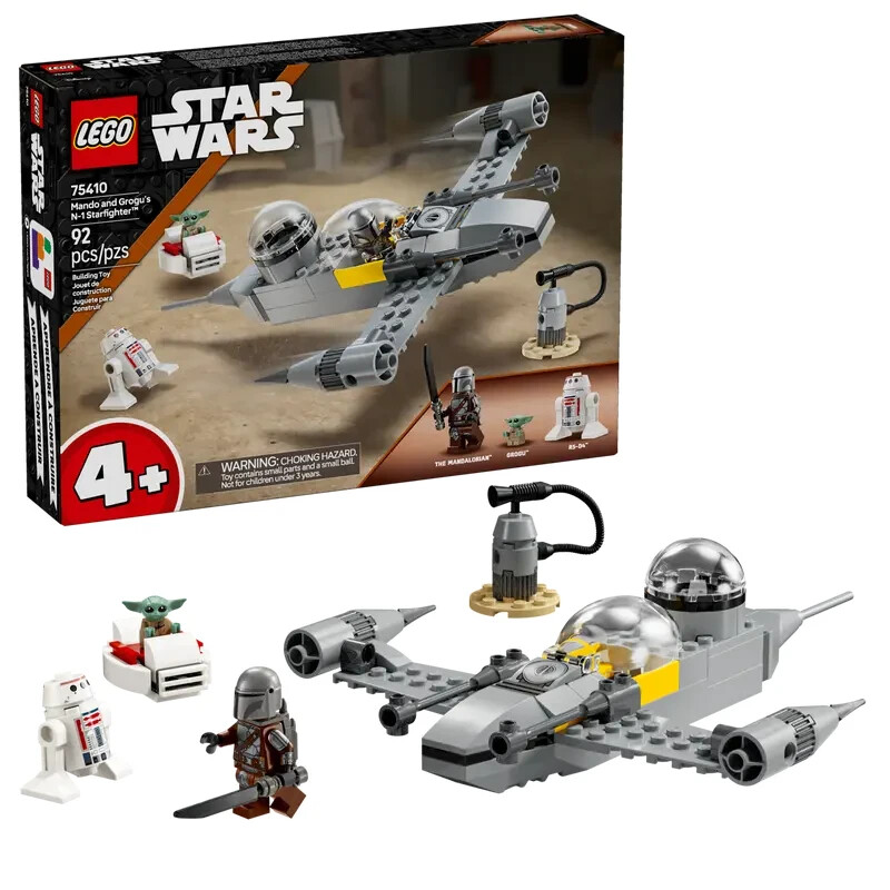 LEGO Star Wars 75410 N-1 Starfighter Mando e Grogu - Set da Collezione