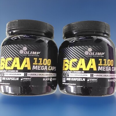 (70,18 /kg)Olimp - BCAA 1100 Mega Caps 2 Dosen je 300 Kapseln BCAA Aminosäuren