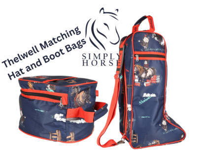 Thelwell Design Reithut und Stiefeltaschen - Reitaufbewahrung - Tackroom Car