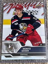 2019-20 Upper Deck AHL #41 Moritz Seider Grand Rapids Griffins