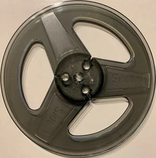 Scotch 7" Empty Reel, Series 3, Dark Shaded Triple Window, New Box + Bag