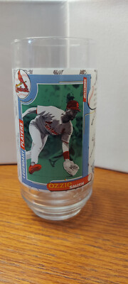 1998 Collector's Ozzie Smith glass  HOF St. Louis Cardinals  - Legendary Players