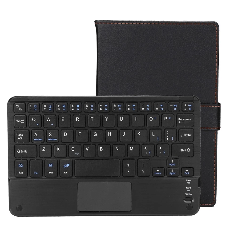 7/8 Zoll Wireless BT Keyboard Tastatur Touchpad für Android/iOS/Windows - Bild 2 von 4