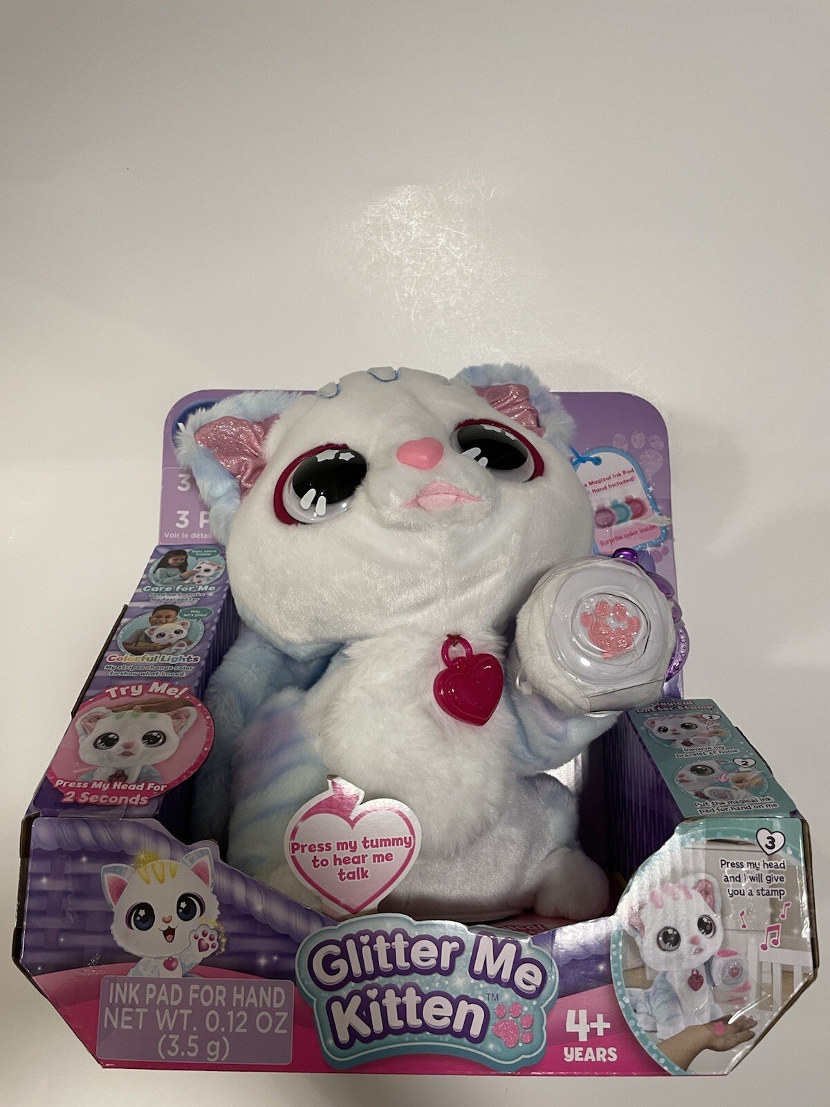 VTECH Glitter Me Kitty Brand New In Box Interactive Toy With Glitter
