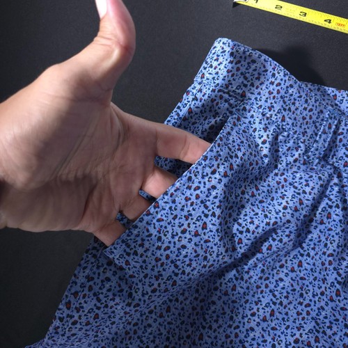 New Maelreg Proflex Golf Shorts Mens Blue Leopard Size 38 Geometric Sports Golf - Picture 15 of 21
