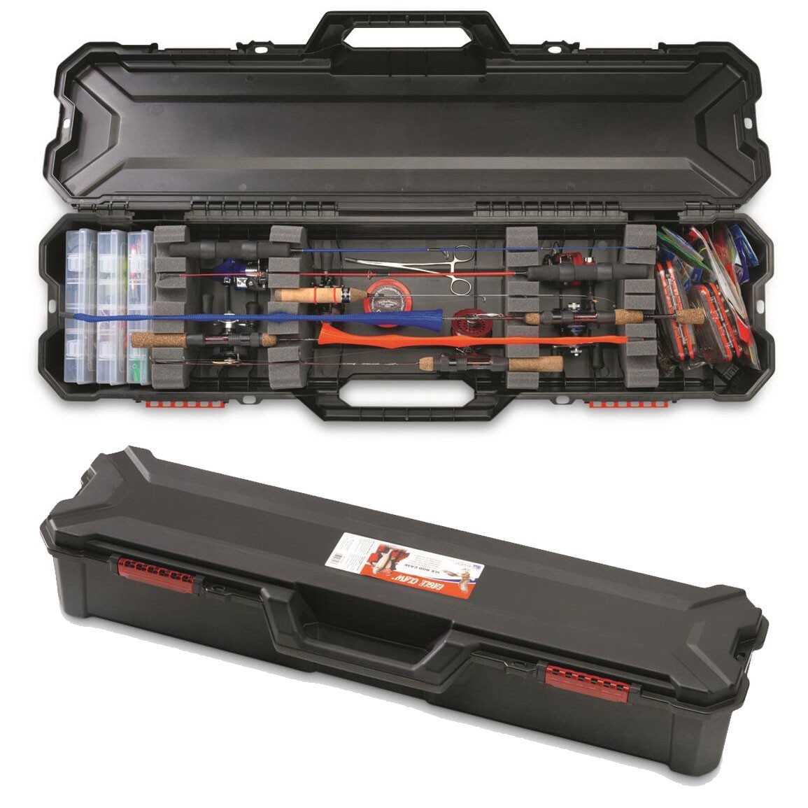 Flambeau Ice Rod Locker Fishing Pole Case Flambeau Rod Bunk Box