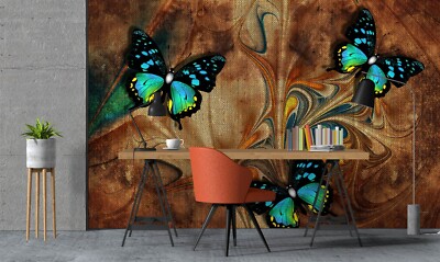 3D Schön Schmetterling ZHUC14356 Tapete Wandbild Fototapete Abnehmbarer Ann