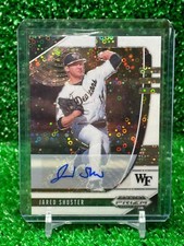 Jared Shuster 2020 Panini Prizm Draft White Donut Circle Prizm Auto #'d 30/50