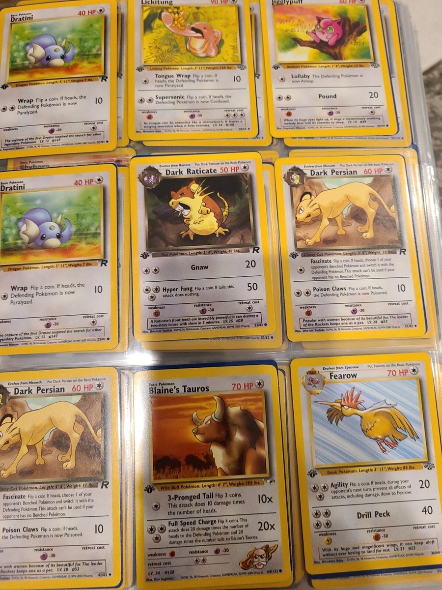 1st Edition ~ Old Pokemon Cards ~ 100% Vintage Pack - ONLY 1st Edition ~ Old Pokemon Cards ~ 100% Vintage Pack - ONLY