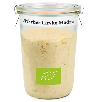 Bio Lievito Madre im WECK Glas 850 ml
