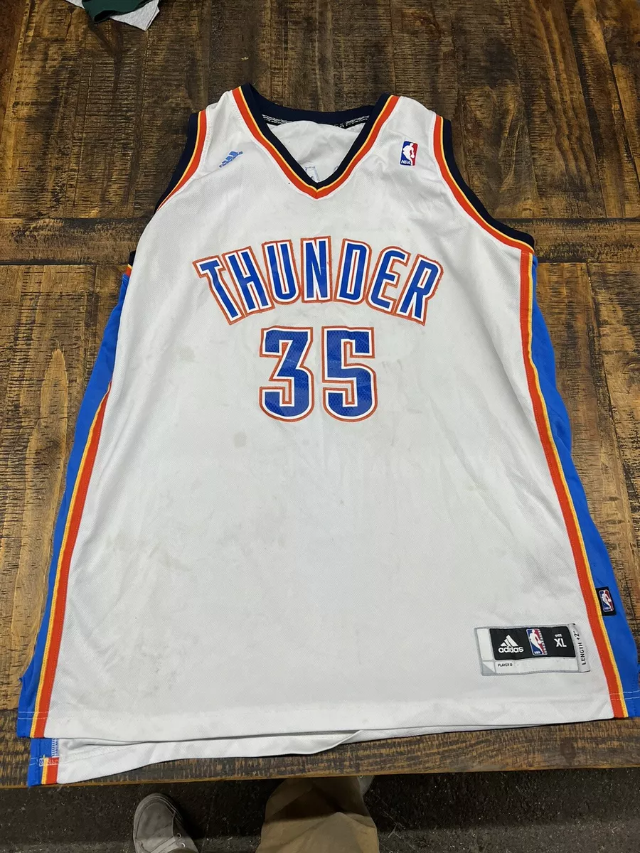 Authentic Adidas Durant Oklahoma City Thunder Swingman NBA Jersey Sz L sewn  44