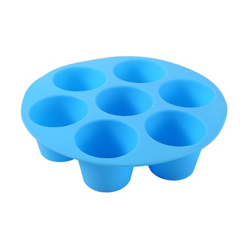 7 Cavity Cake Cup Muffin Cup Mold Silicone For Air Fryer Baking Cups Basket Tray - Picture 20 of 21